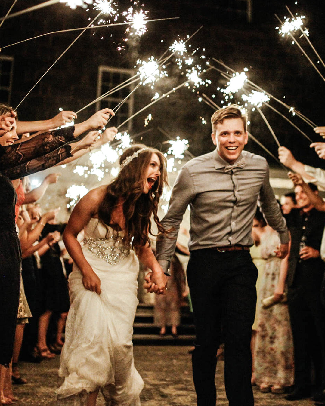 How Wedding Sparklers Became The Best Way To End Your Wedding Night