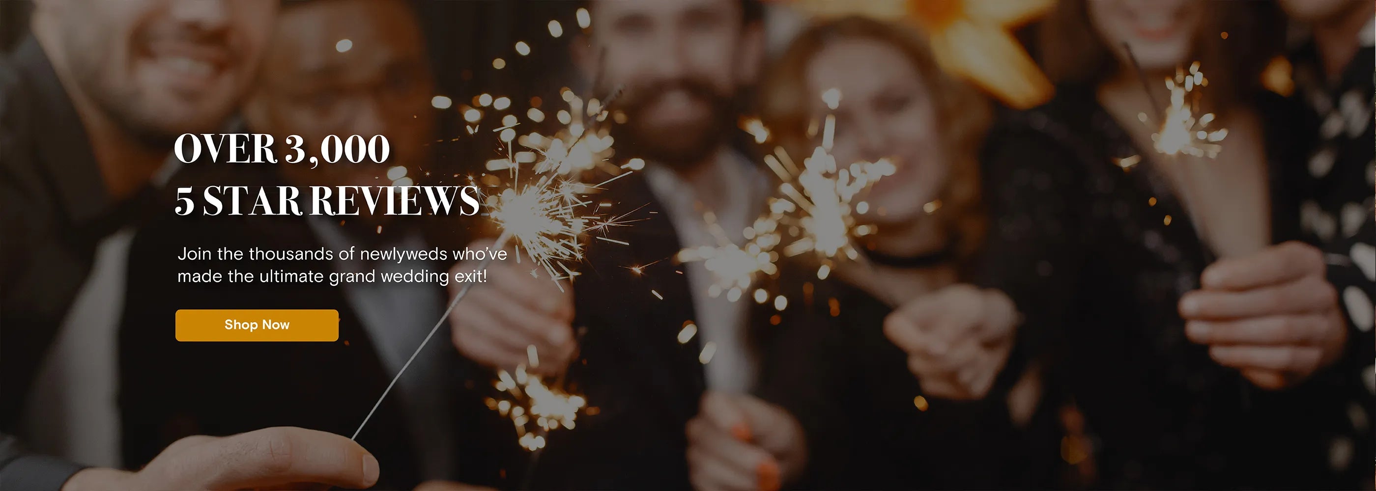Breathtaking send off with sparklers for wedding as couple walks hand in hand.