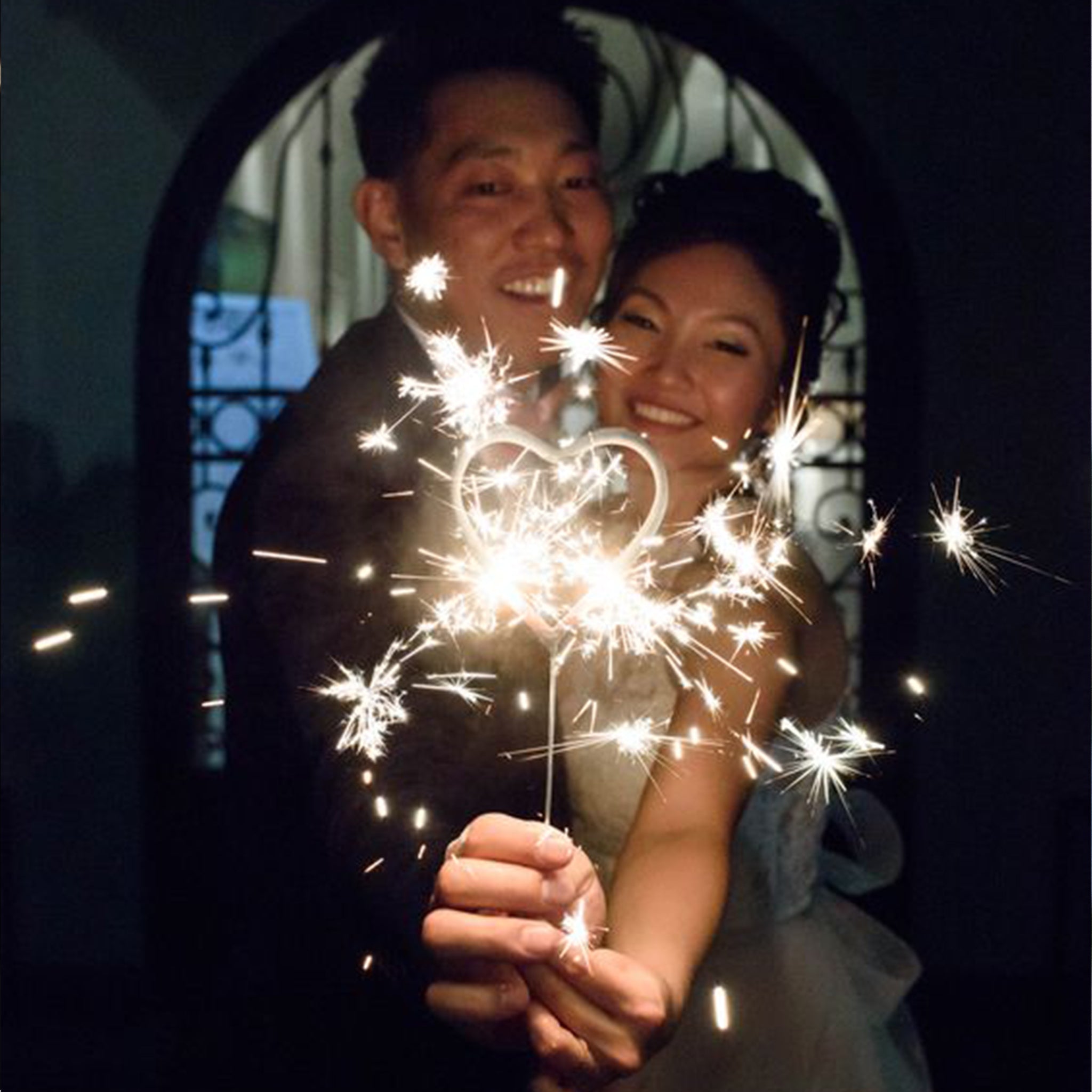 Wedding Heart Sparklers