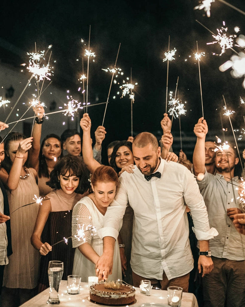 How to use and dispose wedding sparklers
