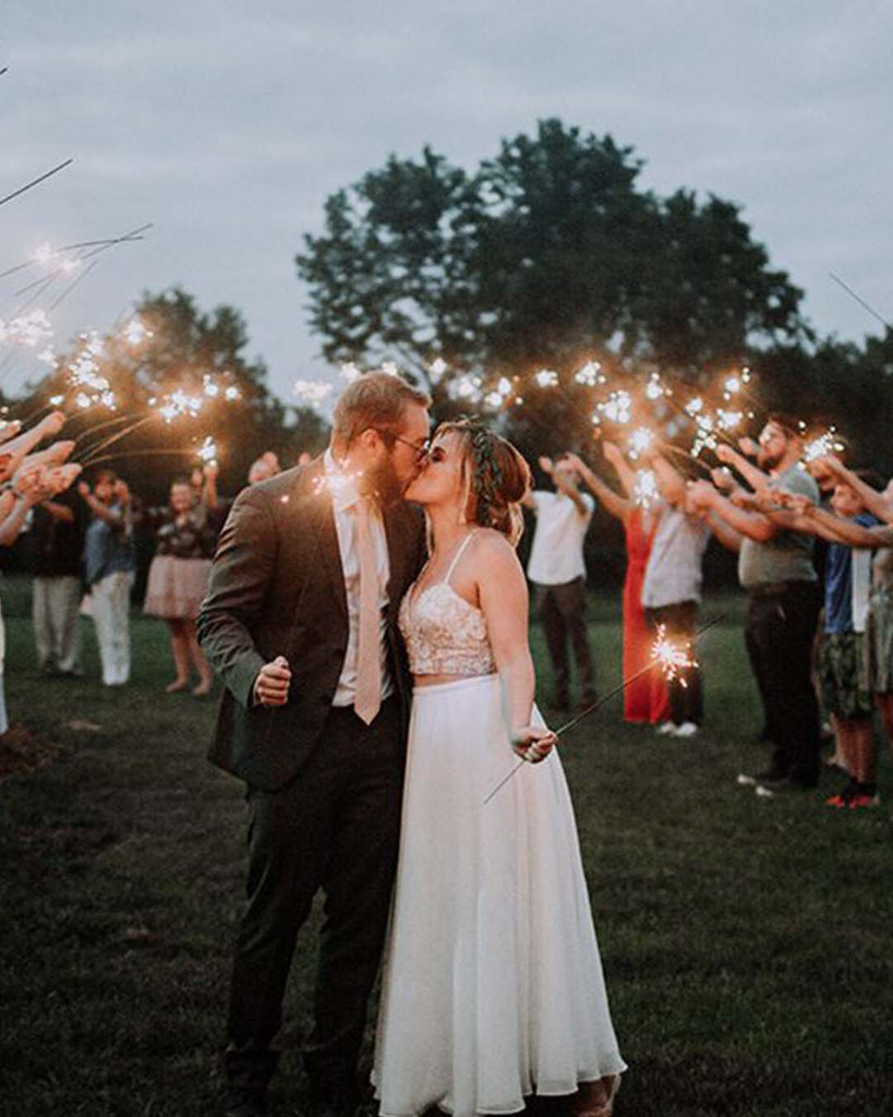 how long do wedding sparklers last