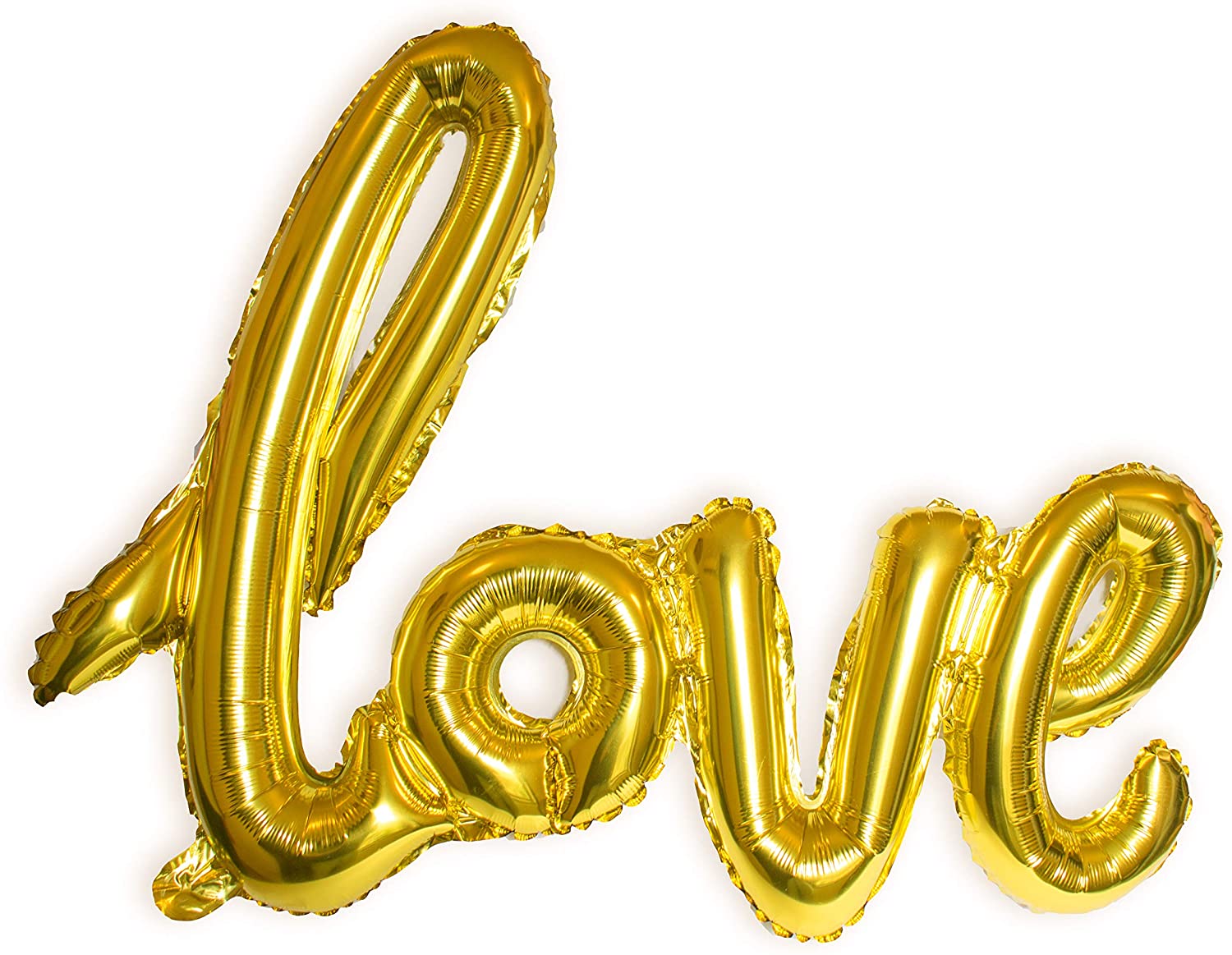 Gold Love Balloons